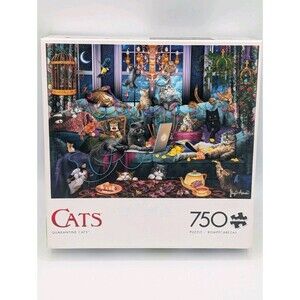 750 Piece Jigsaw Puzzle Buffalo Games Quarantine Cats
